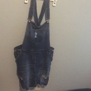 Pink Celebrity Skirt Overalls